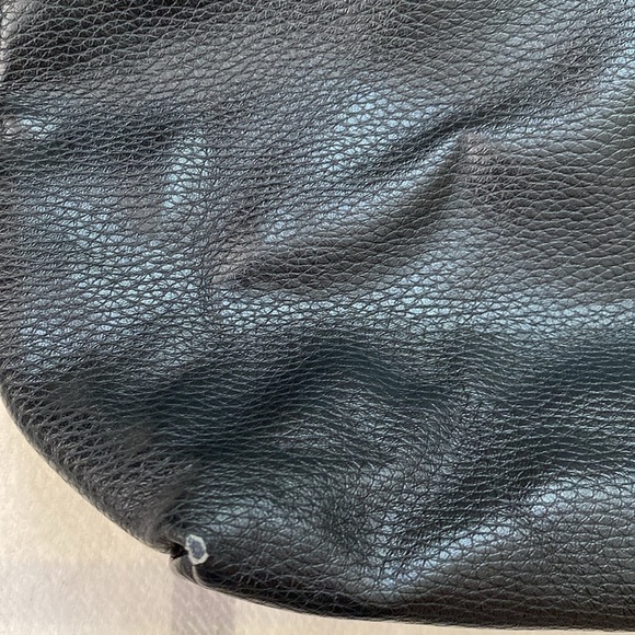 2 Piece Faux Leather Black Tote and Crossbody Purse Set - Picture 16 of 16